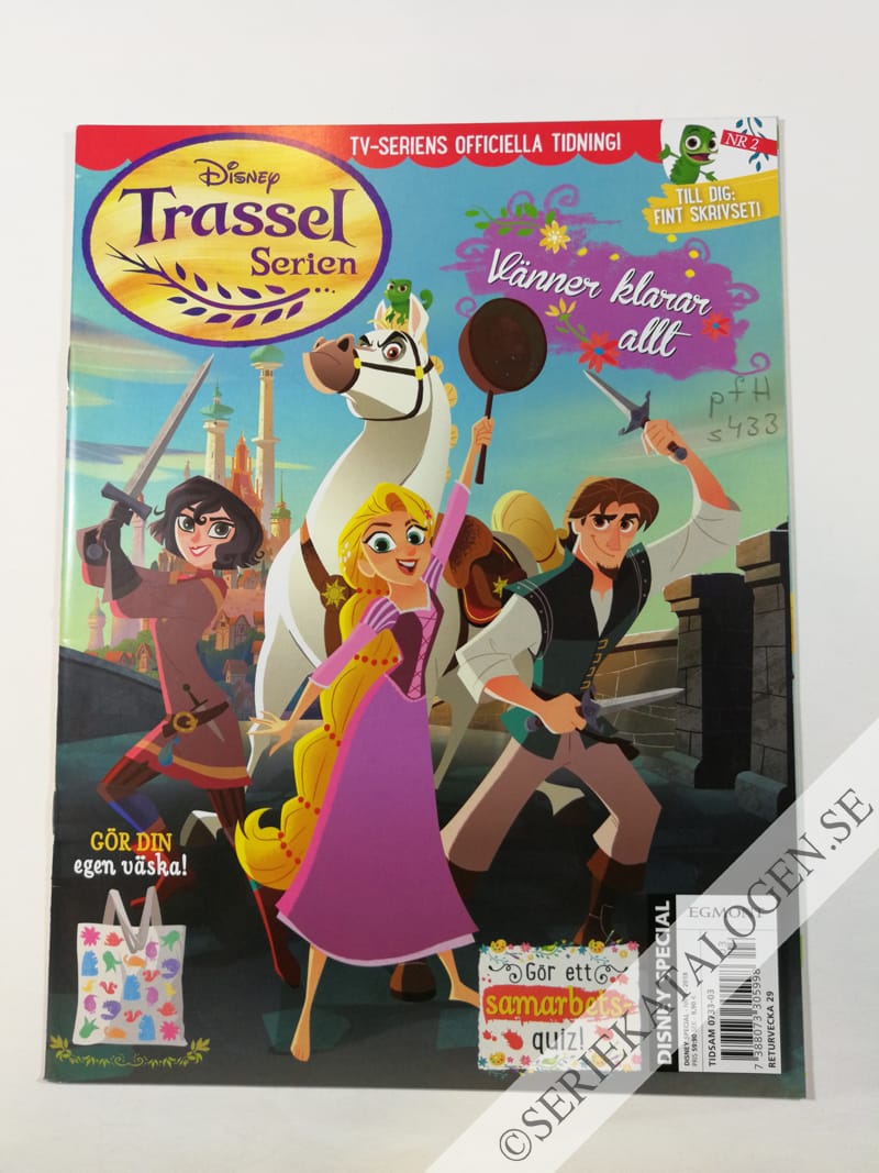 Framsida på Disney special Trassel (2018)