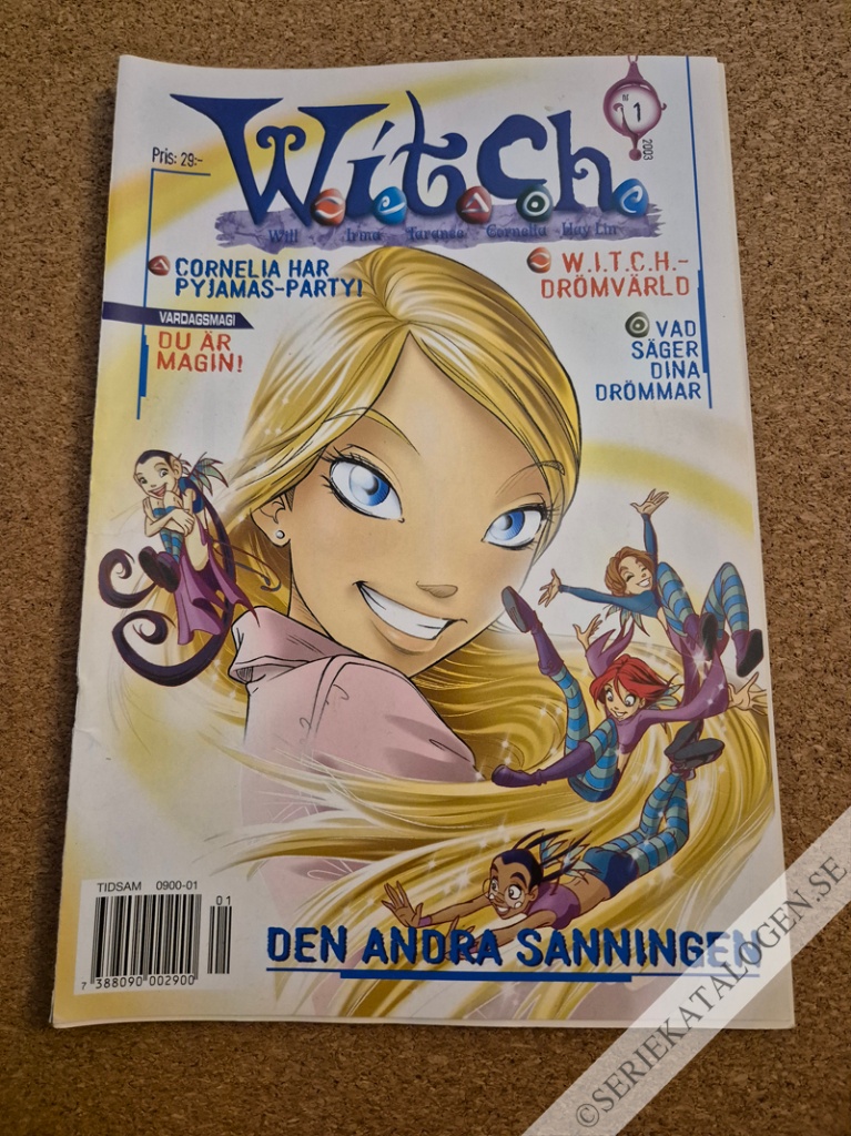 Framsida på W.i.t.c.h. #1 - Den andra sanningen (2003)