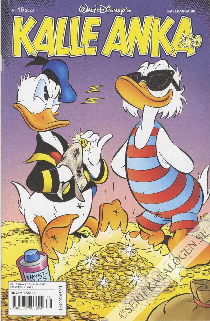 Framsida på Kalle Anka & C:o #16 (2020)