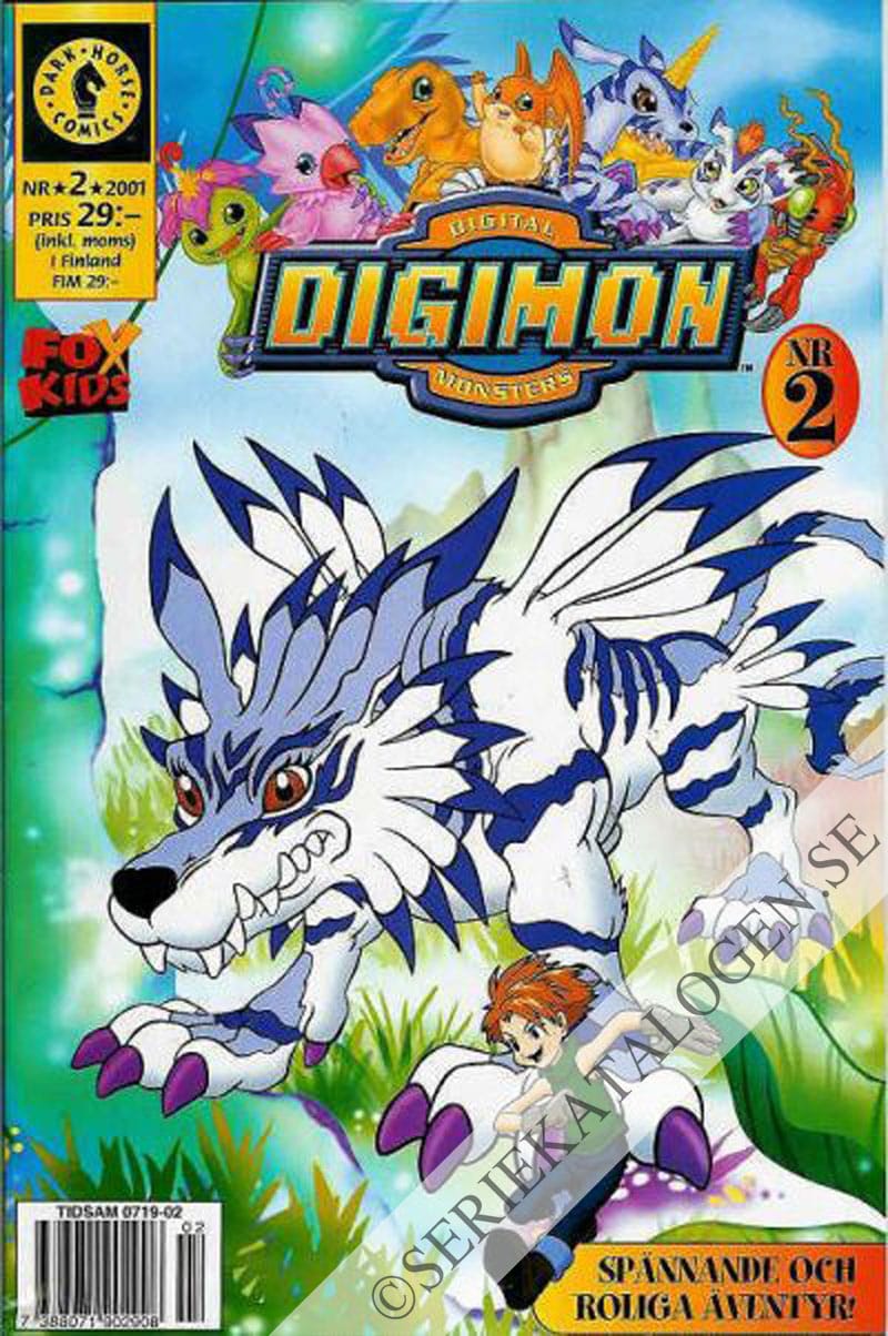 Framsida på Digimon - digital monsters #2 (2001)
