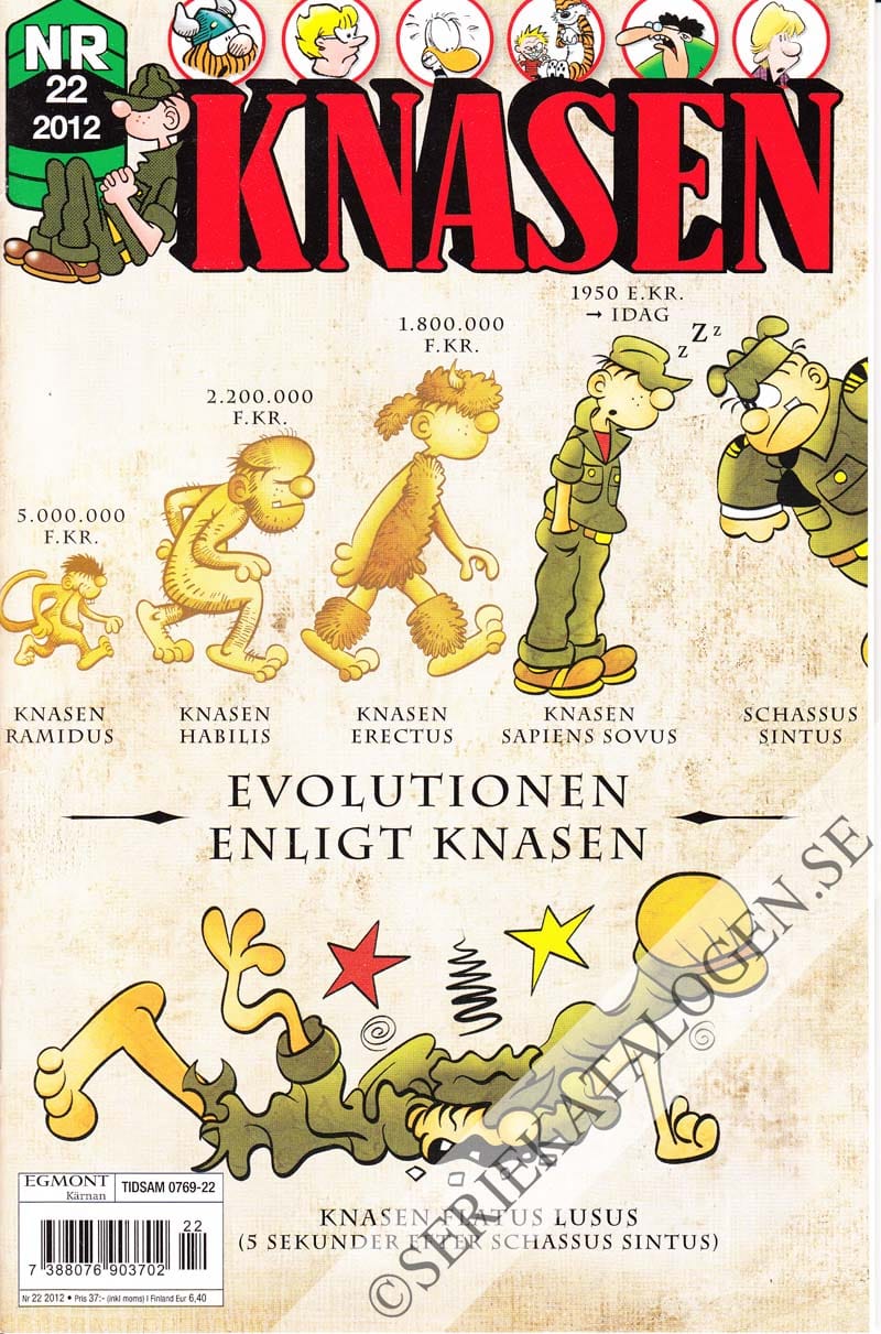 Framsida på Knasen #22 (2012)
