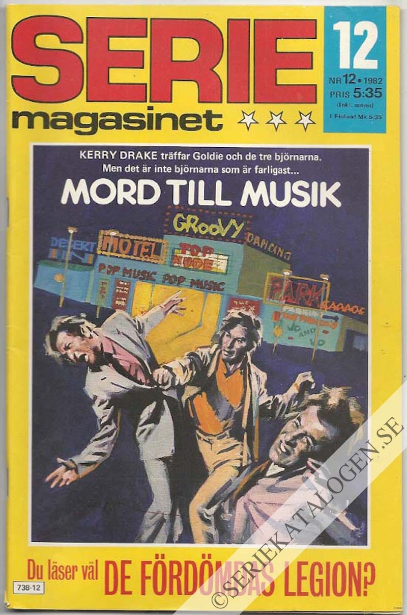 Framsida på Seriemagasinet #12 (1982)