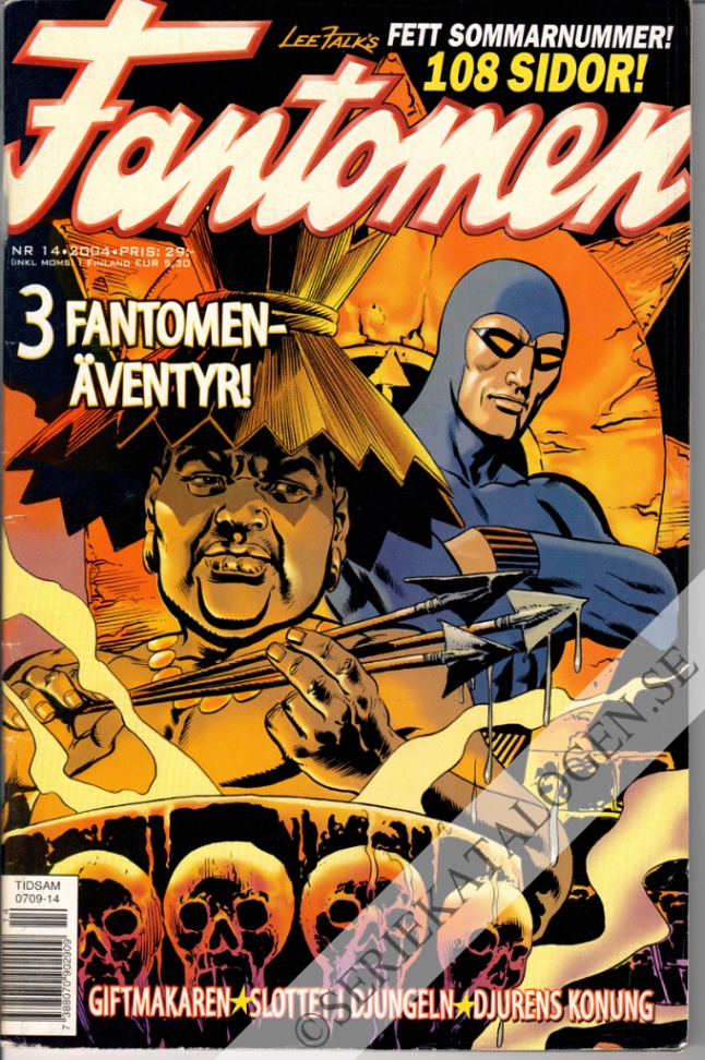 Framsida på Fantomen #14 (2004)