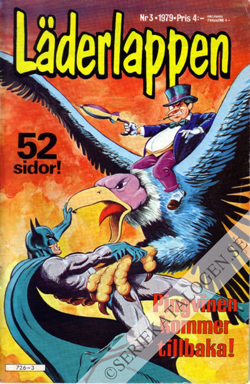 Framsida på Läderlappen och Robin #3 (1979)