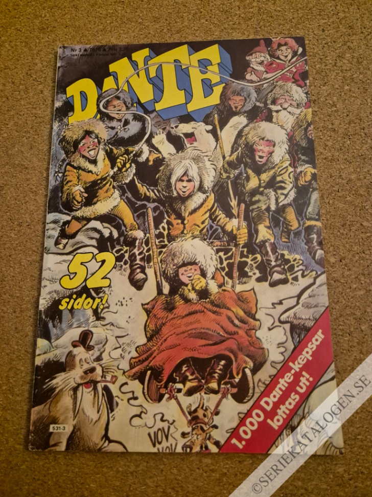 Framsida på Dante #3 (1976)