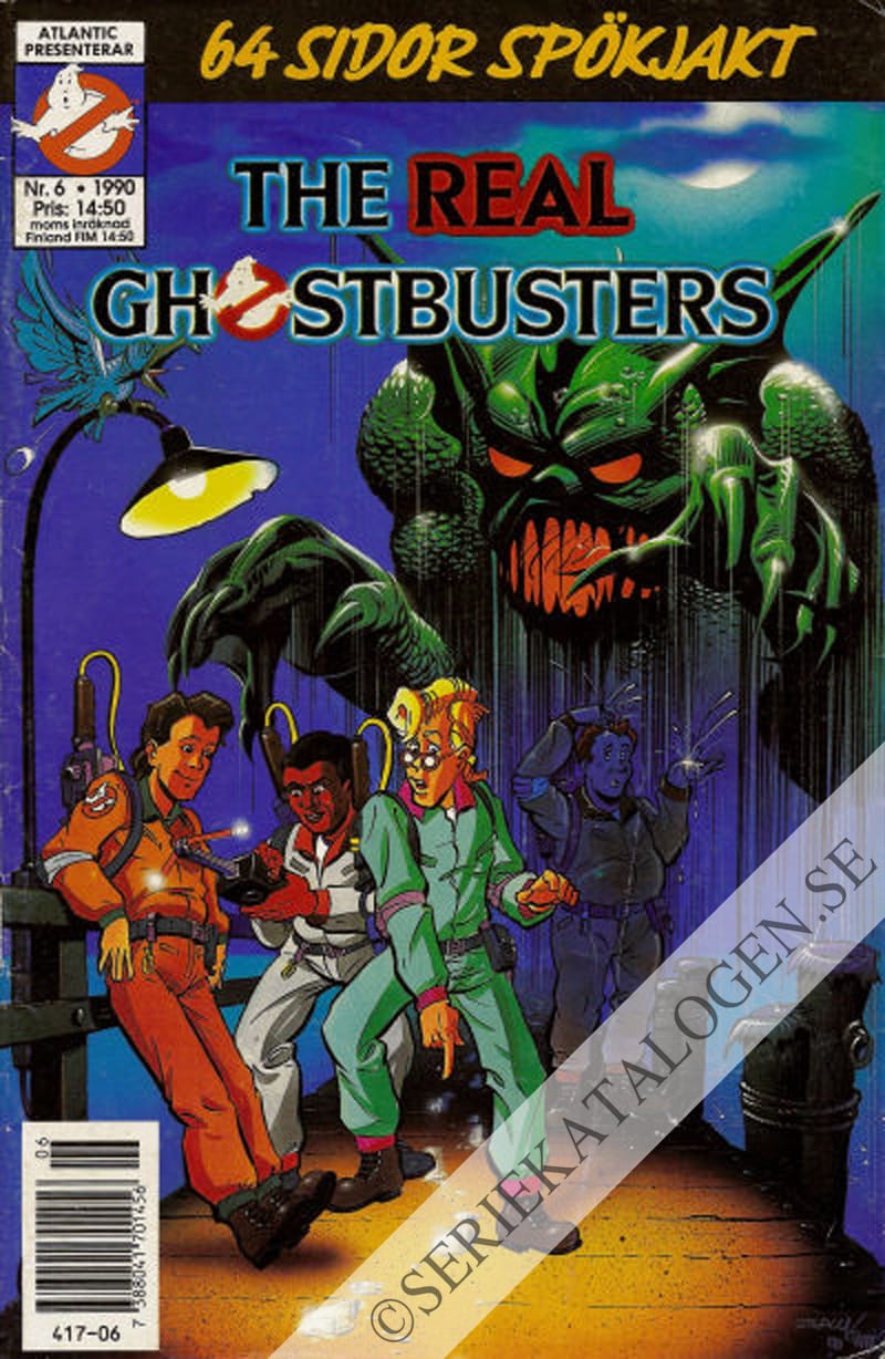 Framsida på The real Ghostbusters #6 (1990)