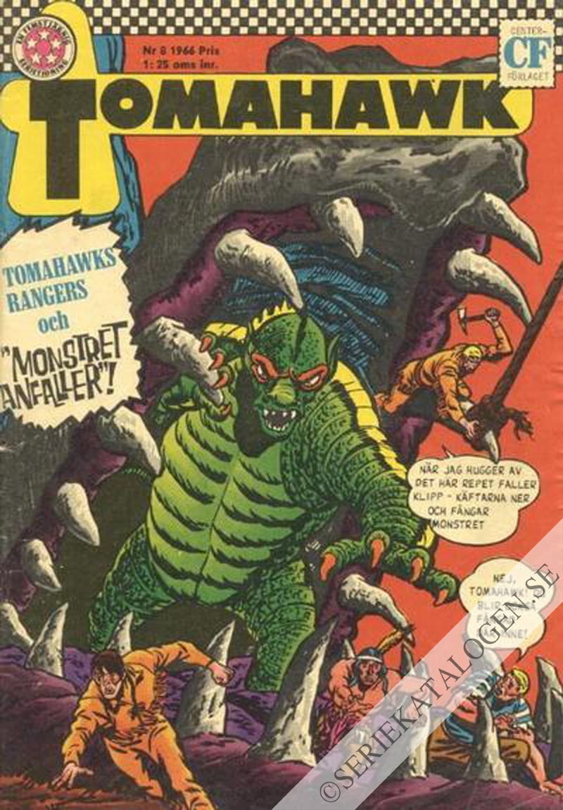 Framsida på Tomahawk #8 (1966)