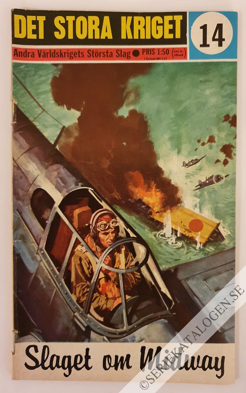 Framsida på Det stora kriget Slaget om Midway (1967)