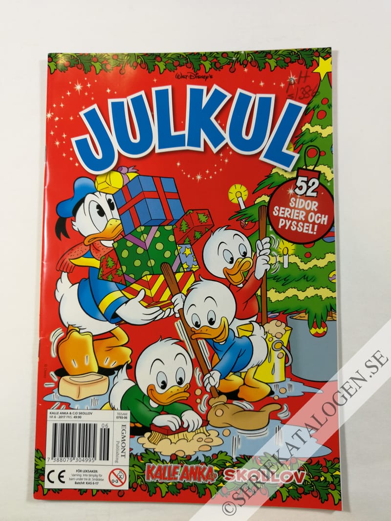 Framsida på Kalle Anka & C:o - Skollov Julkul (2017)