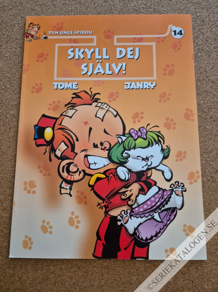 Framsida på Den unge Spirou Skyll dej själv! (2009)