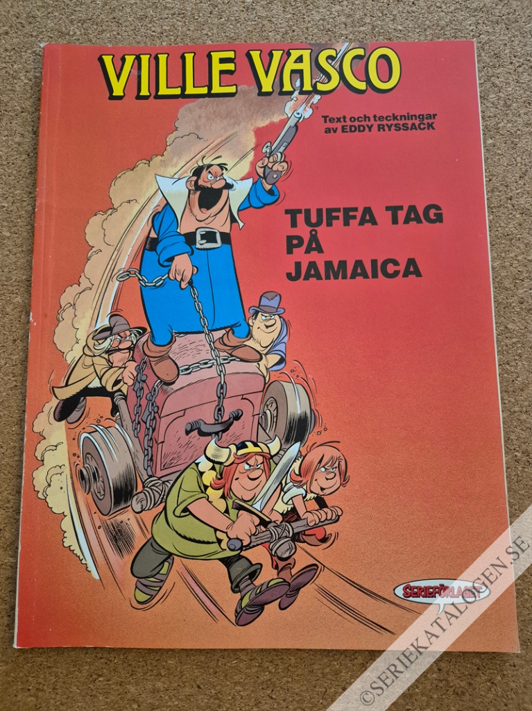 Framsida på Ville Vasco Tuffa tag på Jamaica (1988)