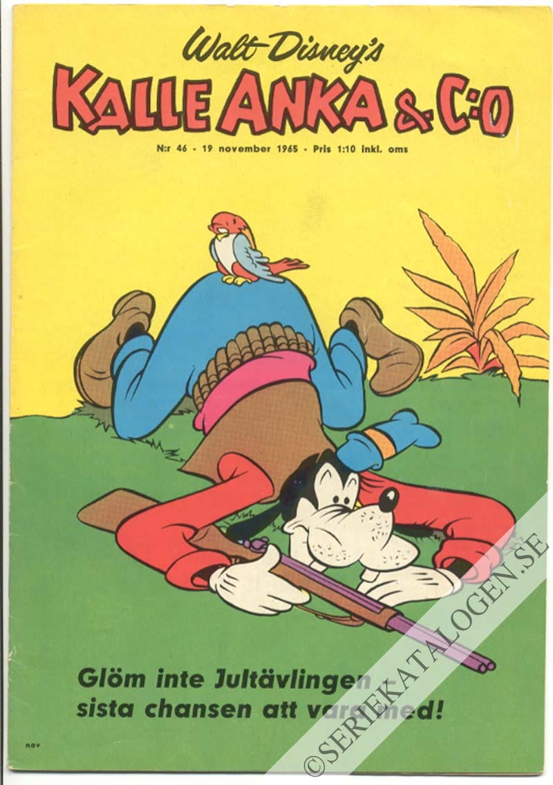Framsida på Kalle Anka & C:o #46 (1965)