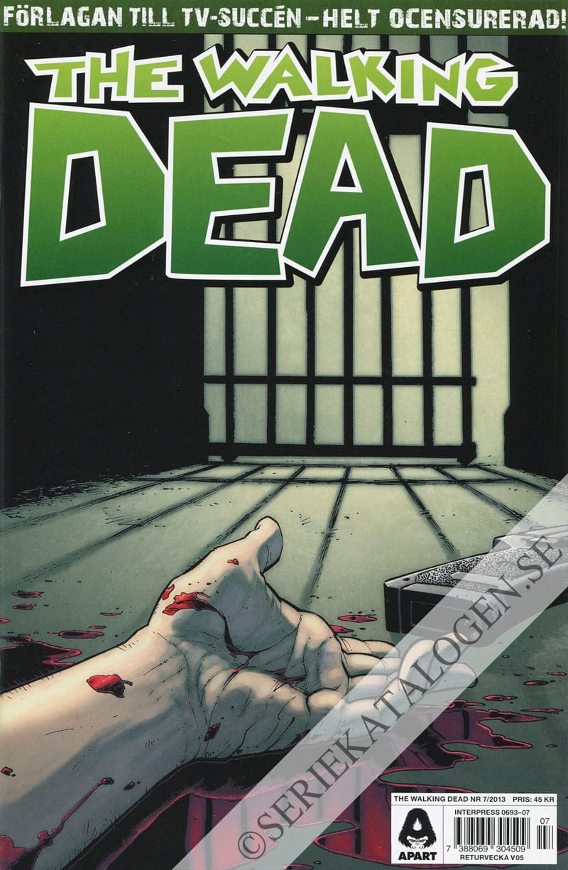 Framsida på The walking dead #7 (2013)