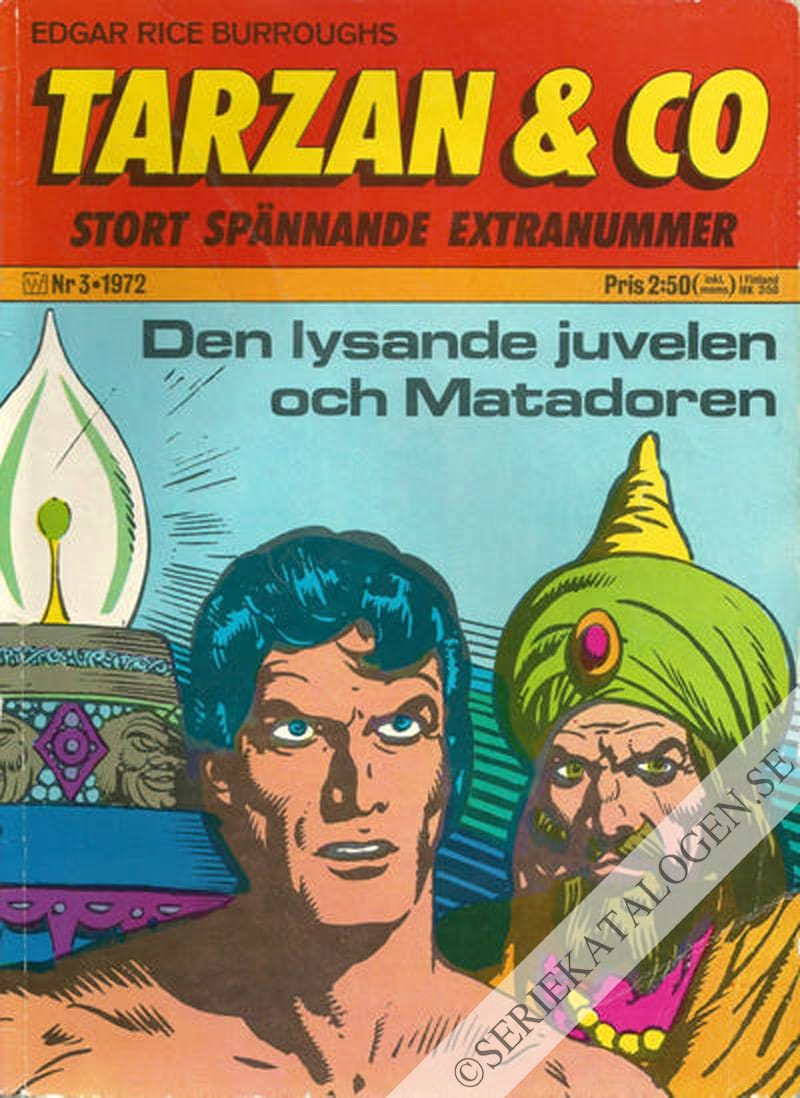 Framsida på Tarzan & co #3 (1972)