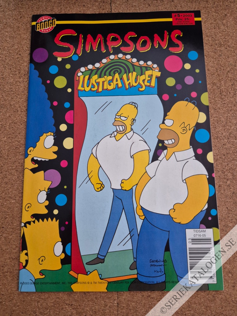 Framsida på Simpsons #5 (2003)