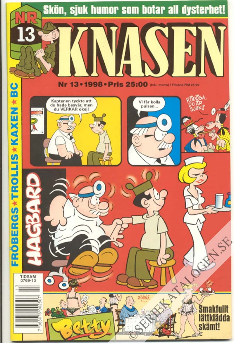 Framsida på Knasen #13 (1998)