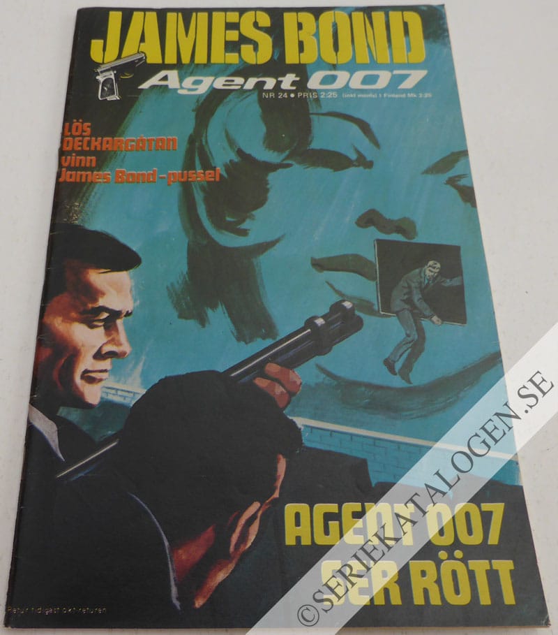 Framsida på James Bond agent 007 #24 (1973)