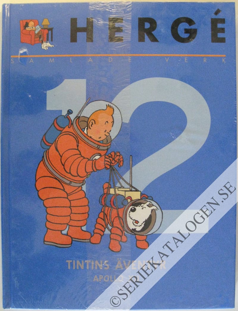 Framsida på Hergé - samlade verk #12 (2000)