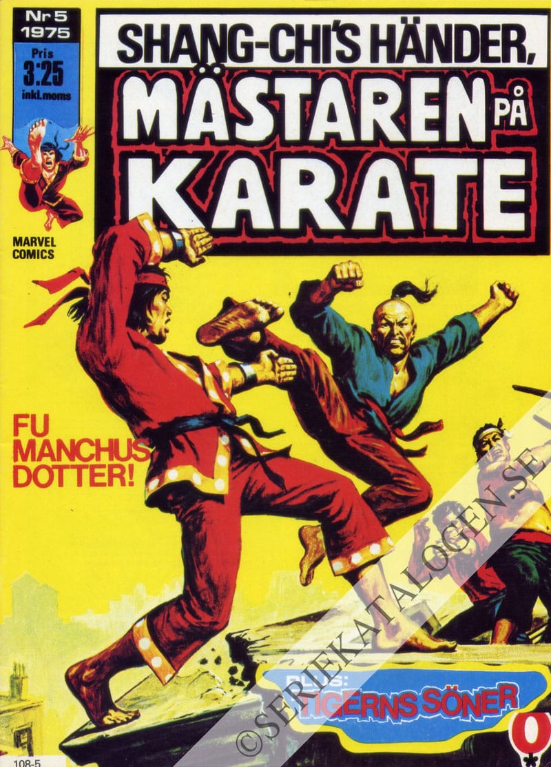 Framsida på Shang-Chi's händer, Mästaren på karate #5 (1975)