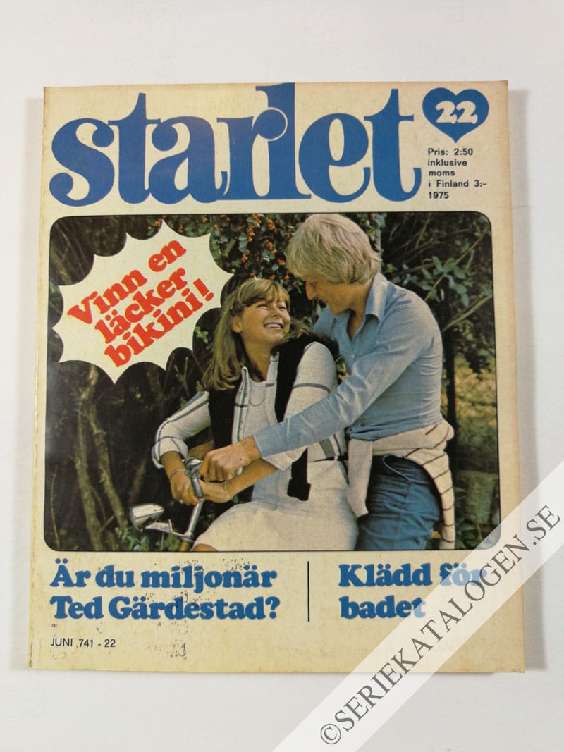 Framsida på Starlet #22 (1975)