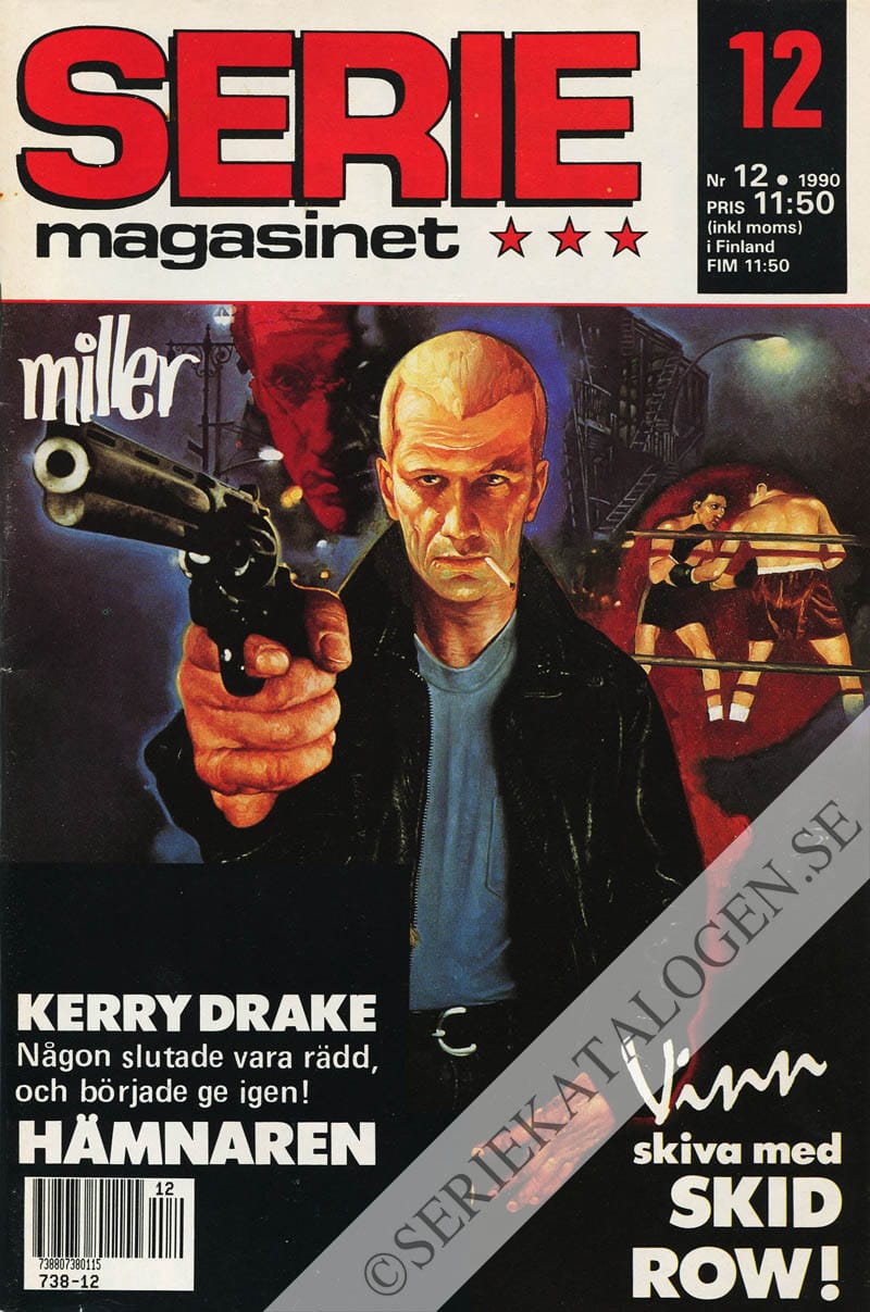 Framsida på Seriemagasinet #12 (1990)