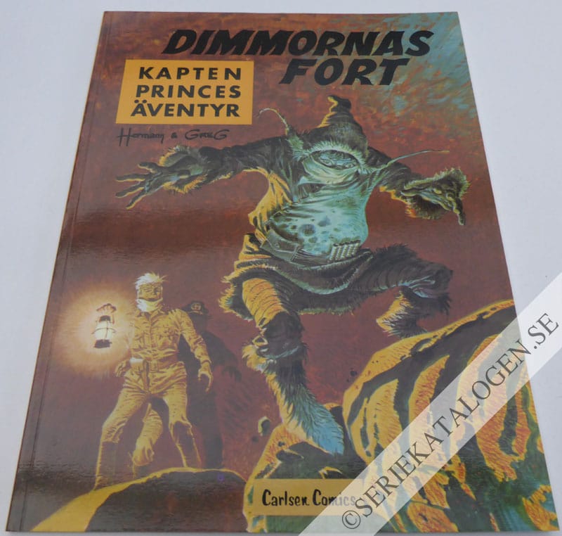 Framsida på Kapten Princes äventyr Dimmornas fort (1977)