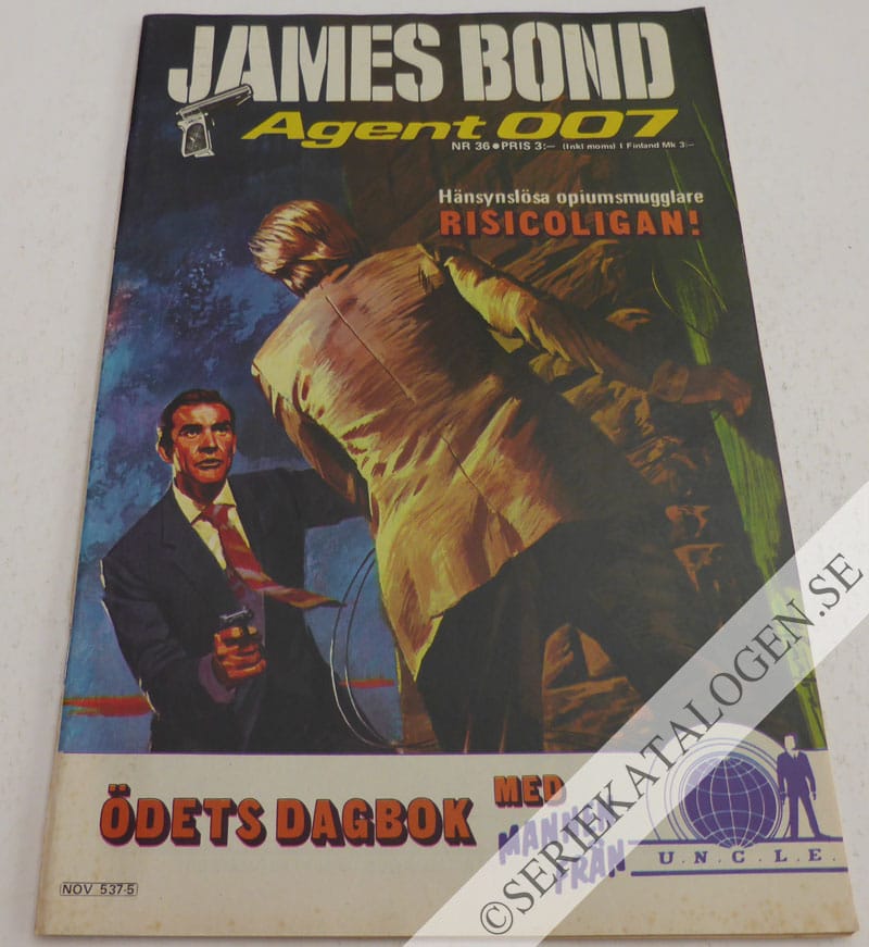 Framsida på James Bond agent 007 #36 (1975)