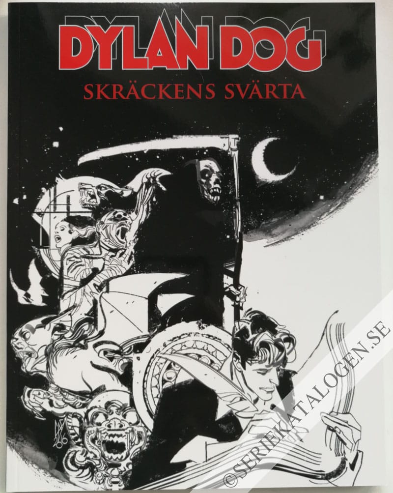 Framsida på Dylan Dog Skräckens svärta (2019)