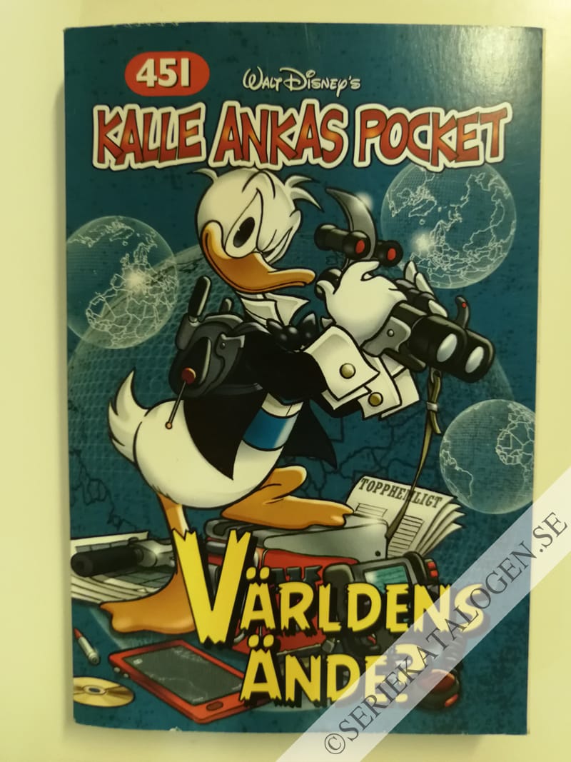 Framsida på Kalle Ankas pocket #451 - Världens ände? (2016)