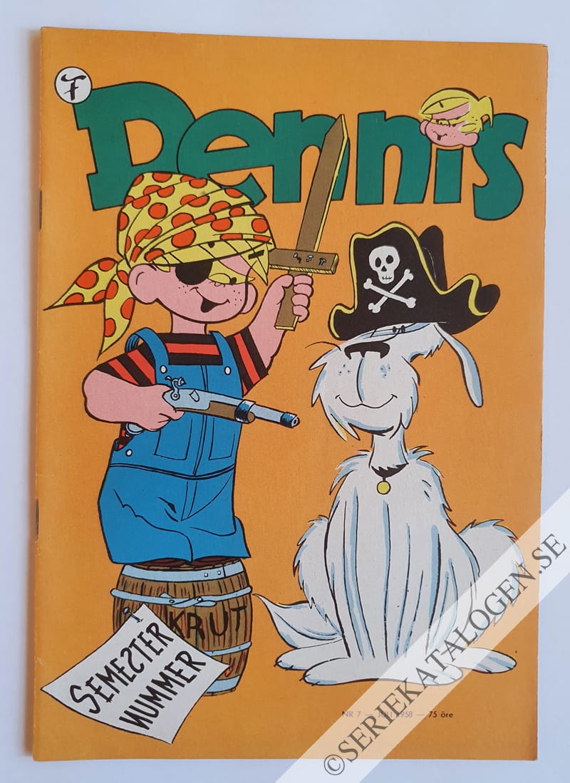 Framsida på Dennis #7 (1958)