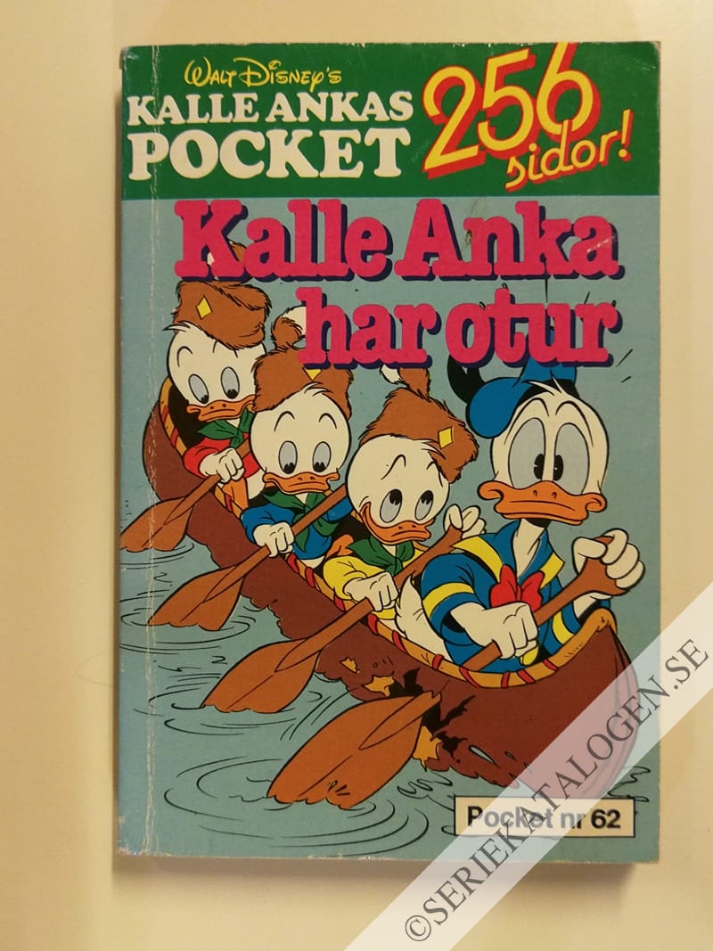 Framsida på Kalle Ankas pocket Kalle Anka har otur (1985)