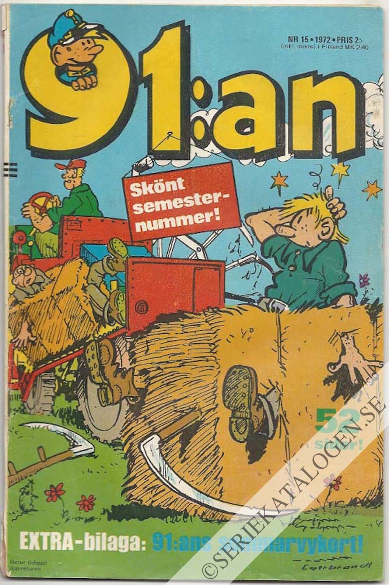 Framsida på 91:an #15 (1972)