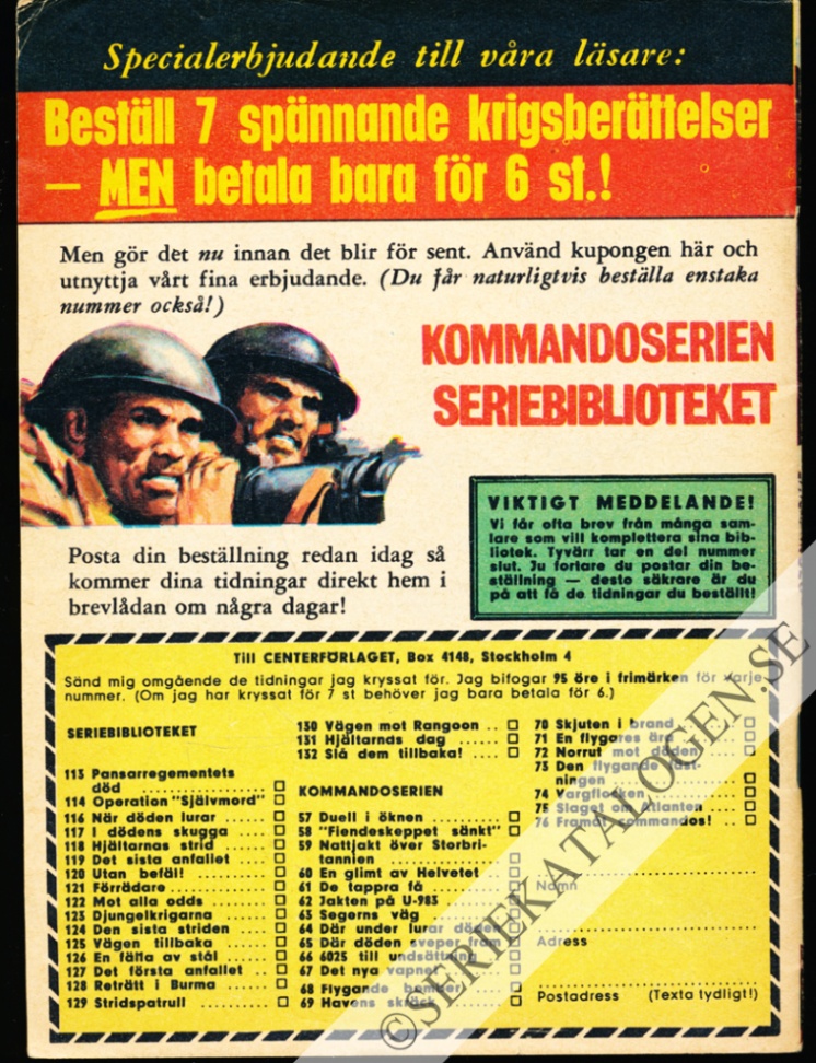 Baksida på Spion i öknen (1966)