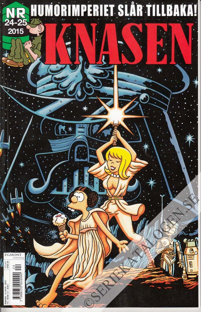 Framsida på Knasen #24-25 (2015)