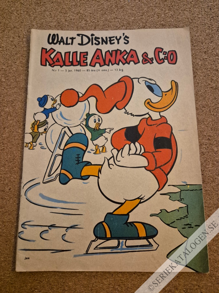 Framsida på Kalle Anka & C:o #1 (1960)