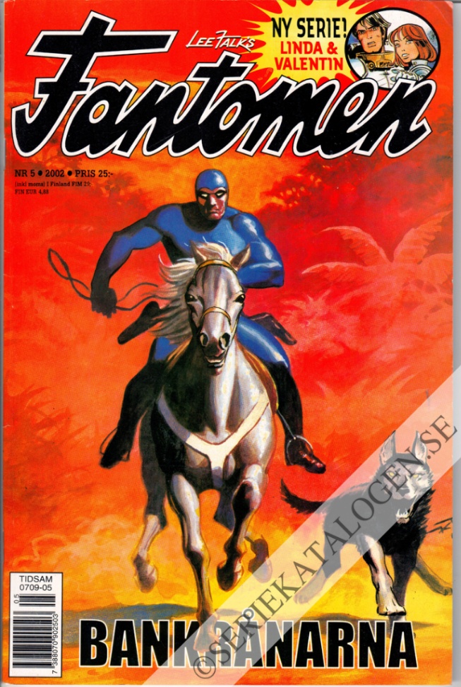 Framsida på Fantomen #5 (2002)