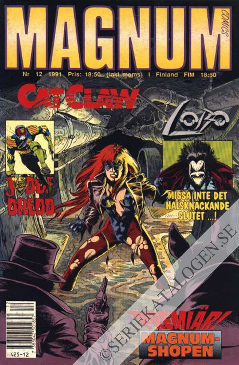 Framsida på Magnum comics #12 (1991)