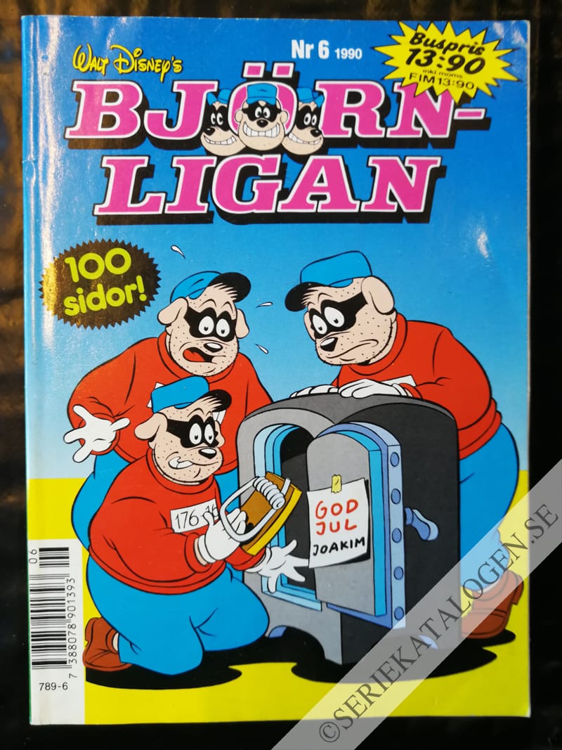 Framsida på Björnligan #6 (1990)