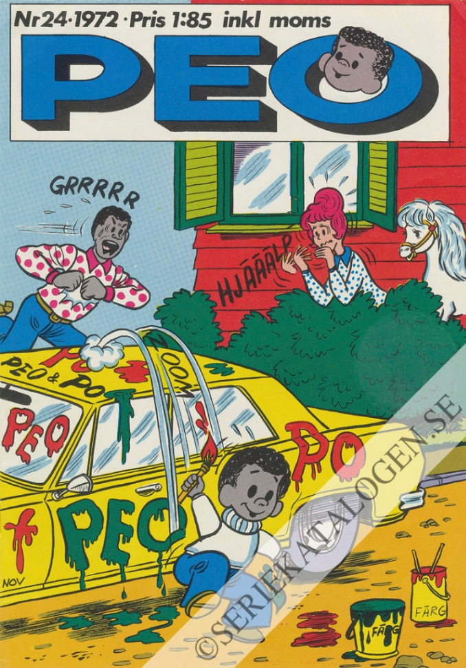 Framsida på Peo #24 (1972)