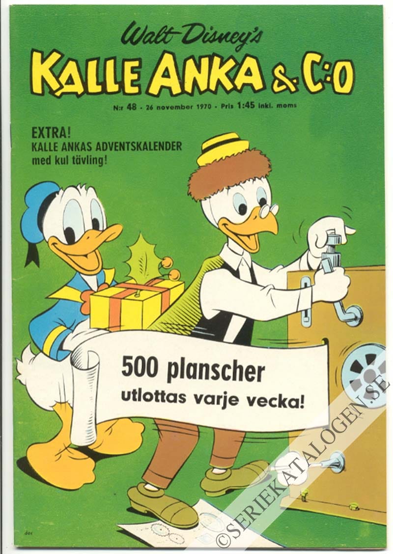 Framsida på Kalle Anka & C:o #48 (1970)