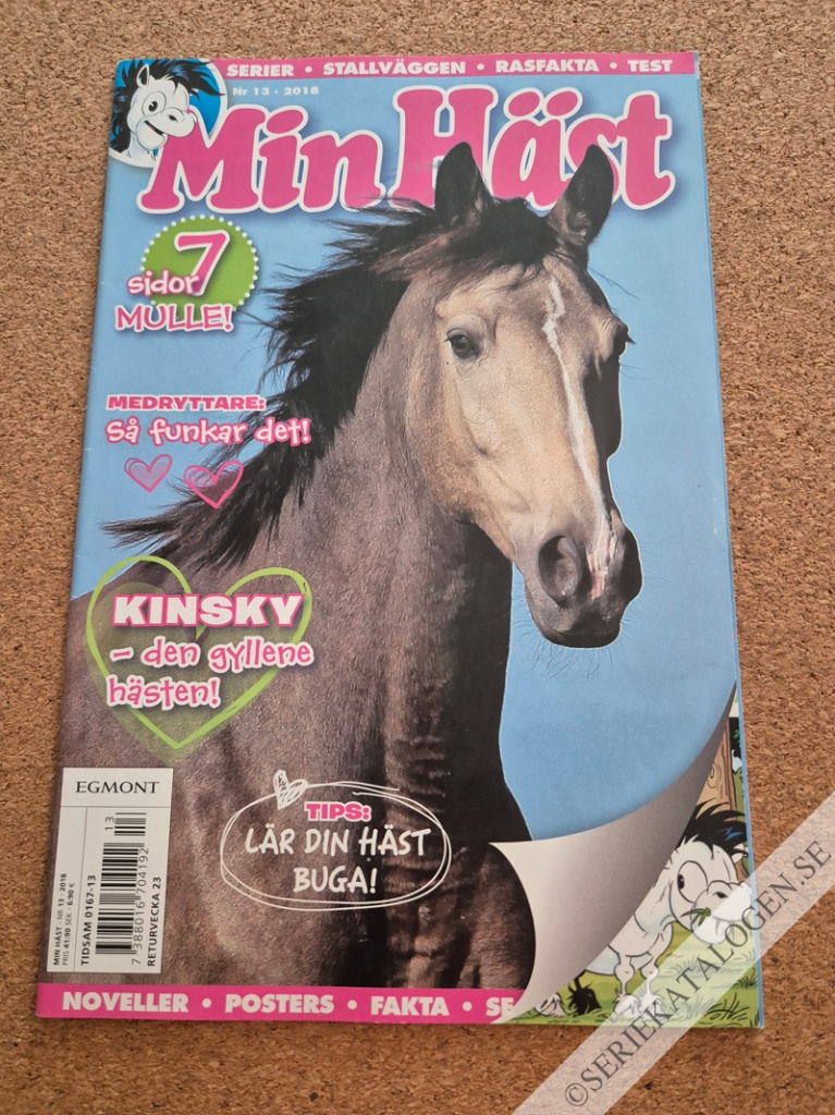 Framsida på Min häst #13 (2018)