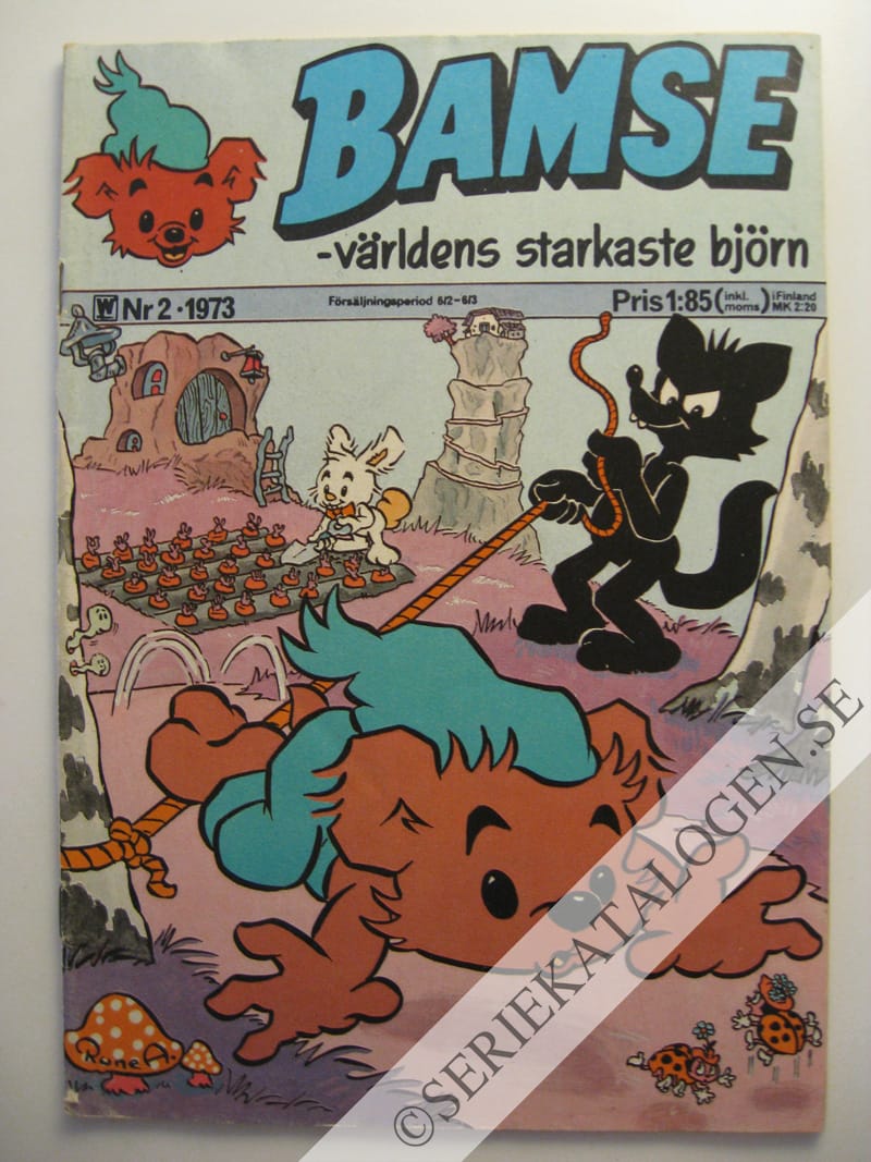 Framsida på Bamse - världens starkaste björn #2 (1973)