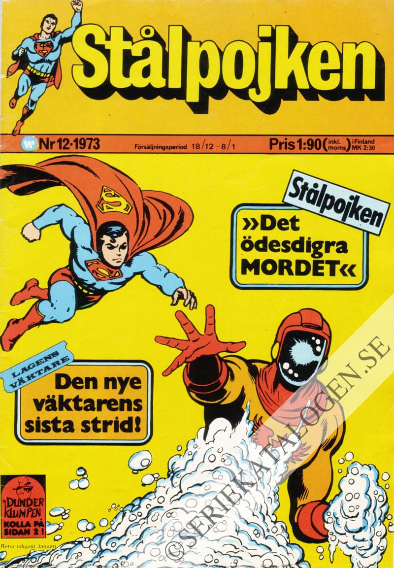 Framsida på Stålpojken #12 (1973)