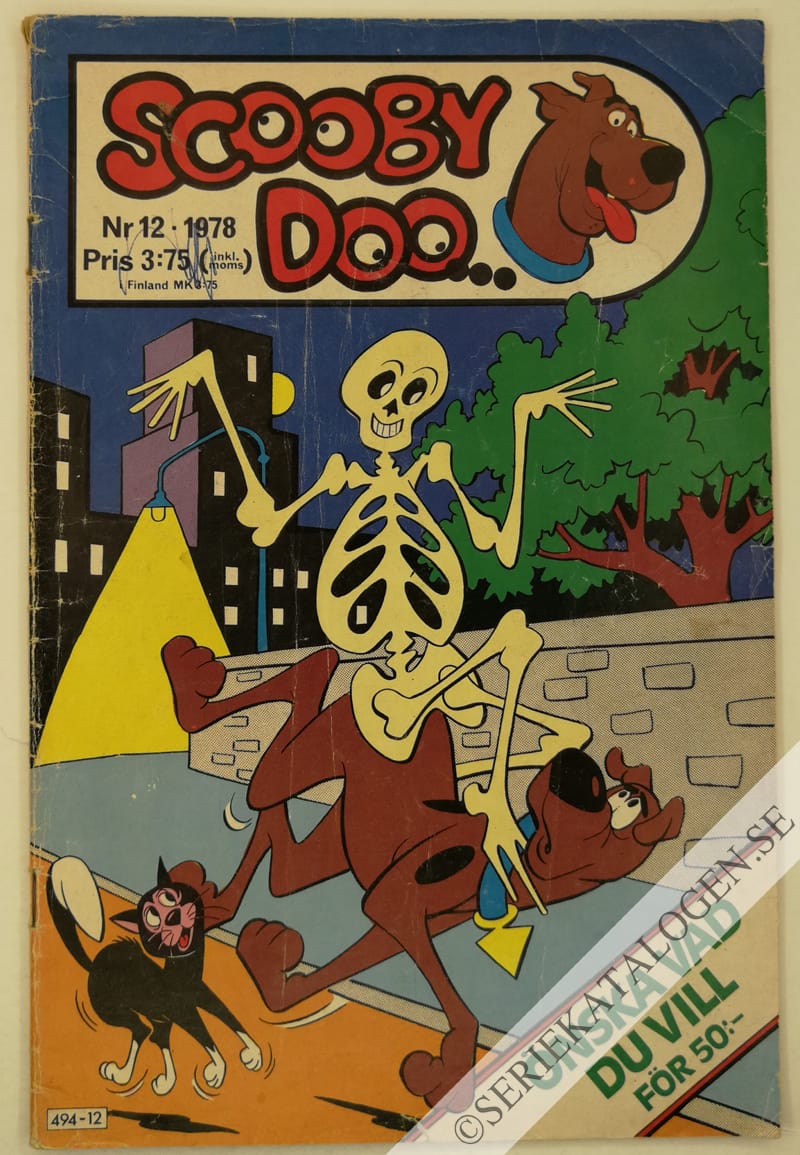 Framsida på Scooby Doo #12 (1978)