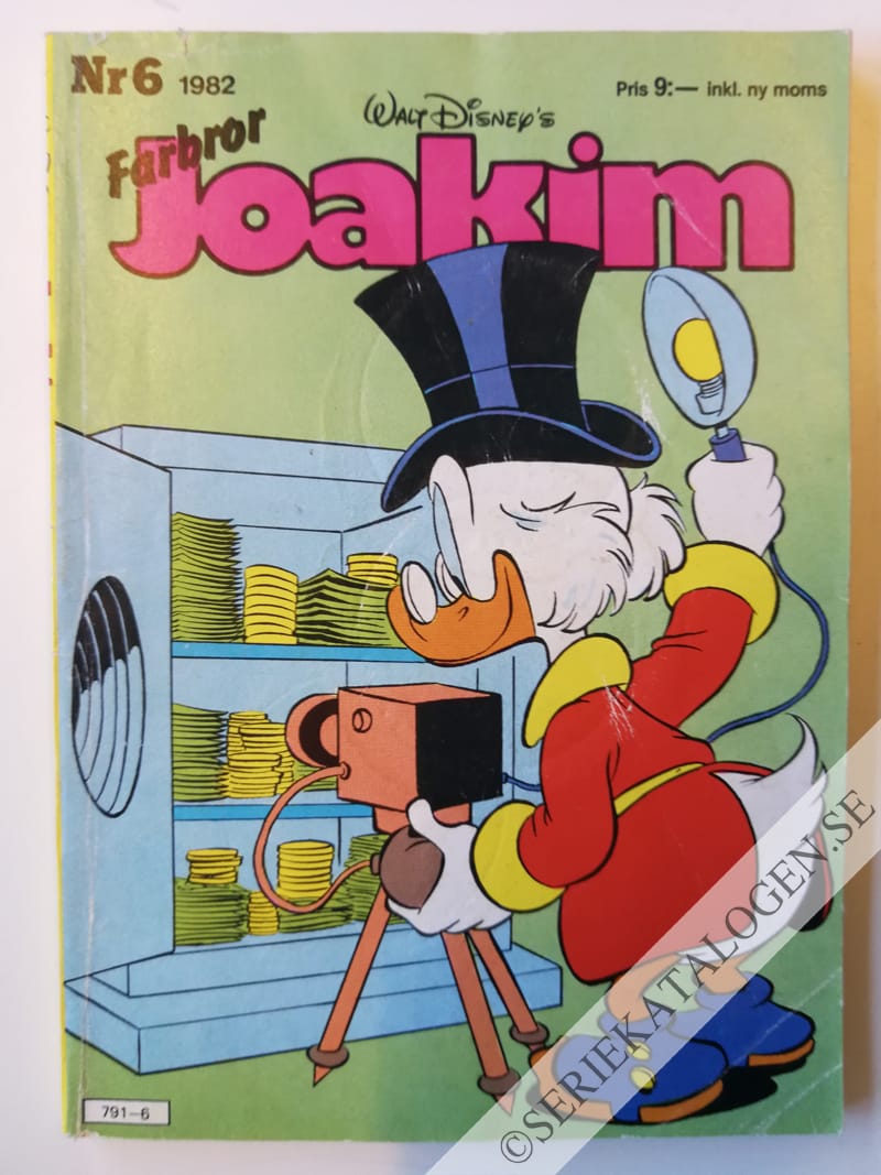 Framsida på Joakim #6 (1982)