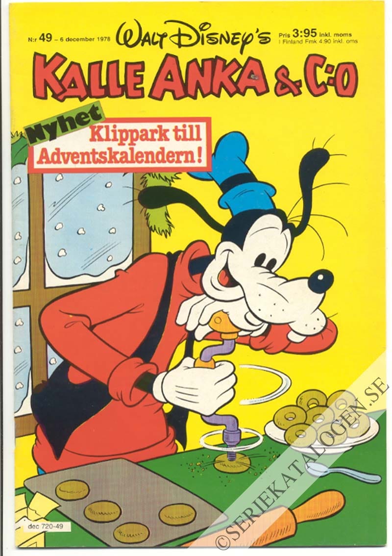Framsida på Kalle Anka & C:o #49 (1978)