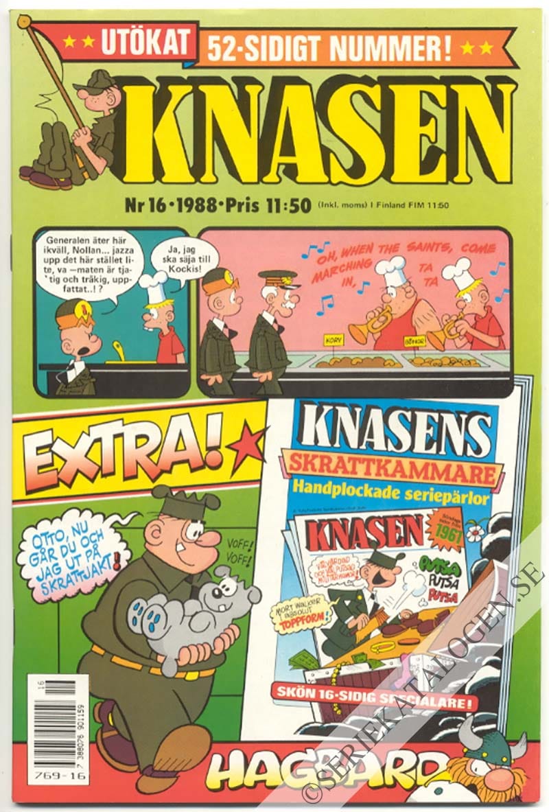 Framsida på Knasen #16 (1988)