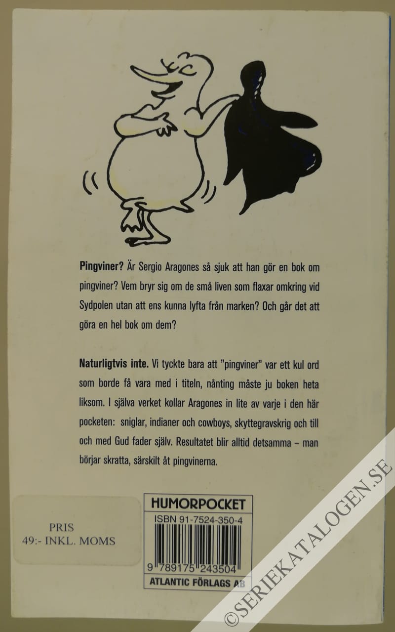 Baksida på Mad kollar in pingviner (1998)