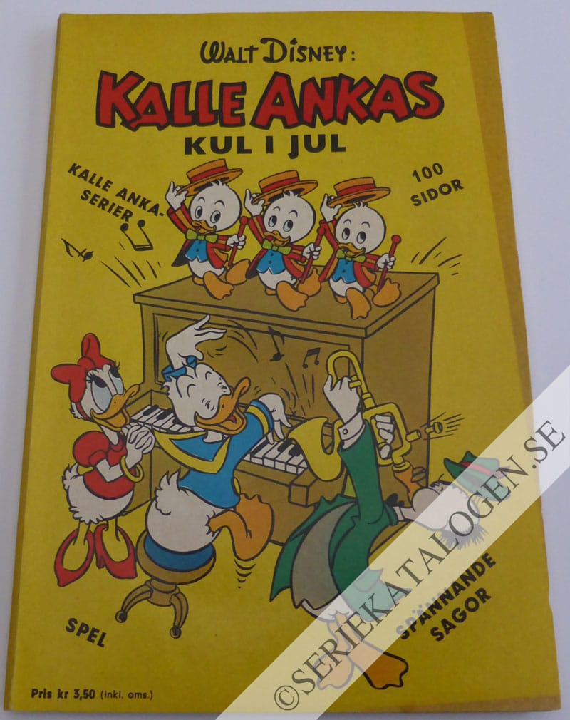 Framsida på Kalle Ankas sommarlov/julkul/jul-kul / Vinterkul med Kalle Anka Kalle Ankas kul i jul (1962)