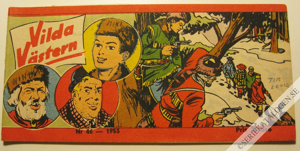 Framsida på Vilda Västern #46 (1953)